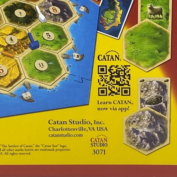 Klaus Teuber's Catan CT 3071 Trade Build Settle Board Game 5th Ed. New Open Box - Picture 12 of 12